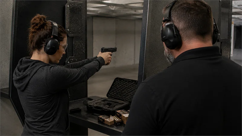 Women's only shooting fundamentals training session
